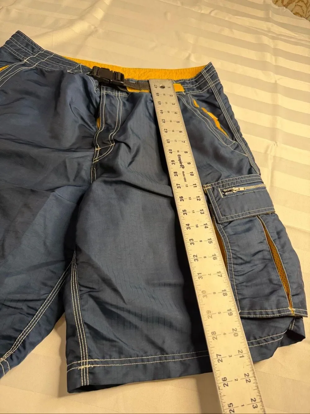 O’Neill Vintage Y2K Navy Blue Cargo Board Shorts Men’s Size 36